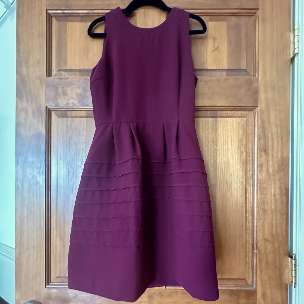 Madewell Maroon Bell Dress